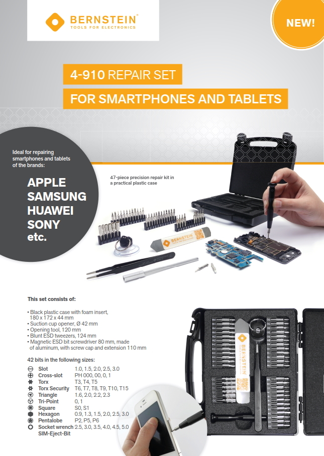 Ремонтний комплект для мобільних телефонів